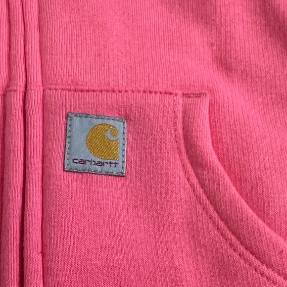 Carhartt Bright Pink Kids zip up one Piece - Picture 5 of 7